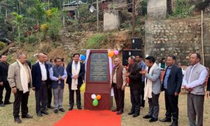 CM lays base for construction of road in Ri Bhoi District from 9th Mile to Umsen village