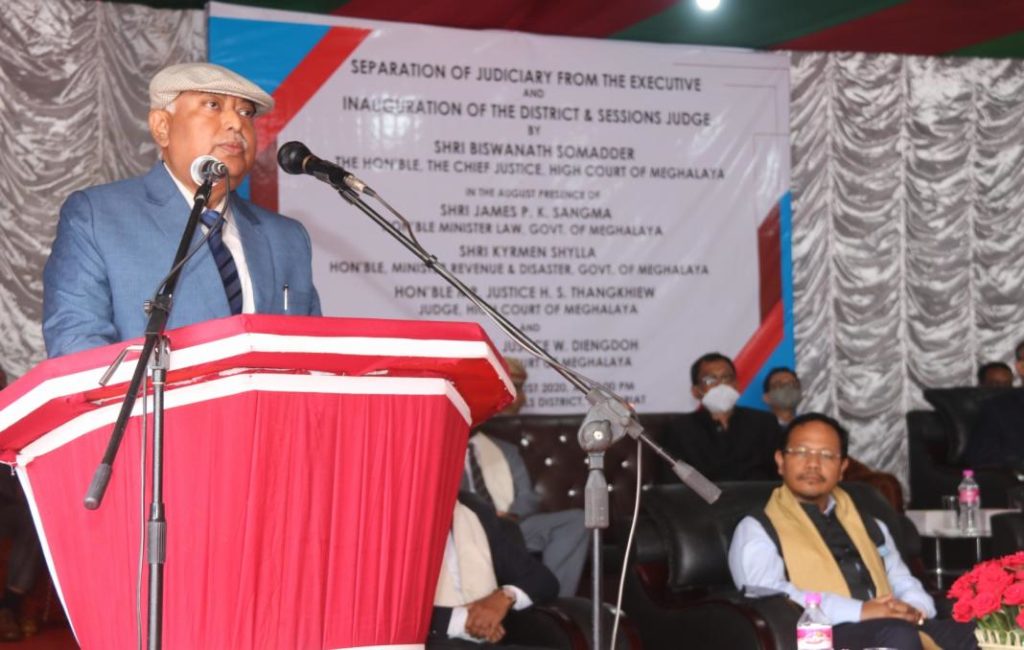 Chief Justice, High Court of Meghalaya, Justice Biswanath Somadder