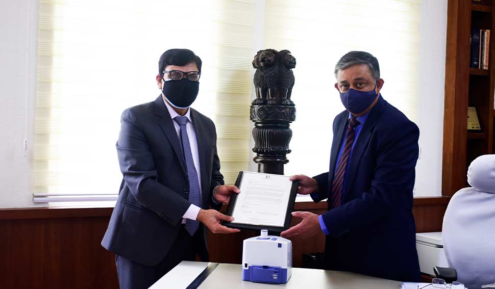 Lafarge Umiam Mining Private Limited (LUMPL) donated two high-flow oxygen equipment to Meghalaya government for tackling the ongoing second wave of COVID-19