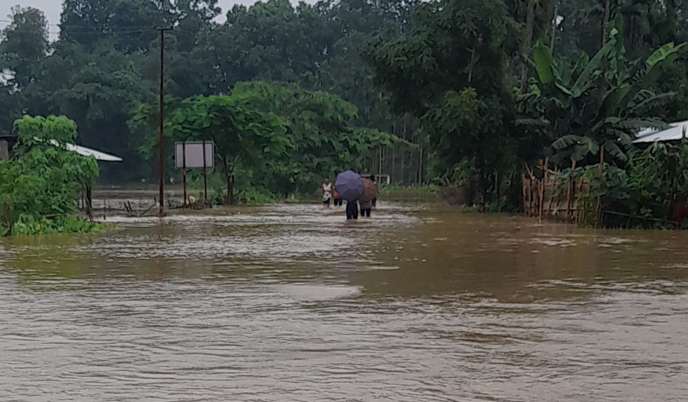 Heavy downpour floods villages in South West Garo Hills